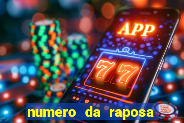 numero da raposa jogo do bicho